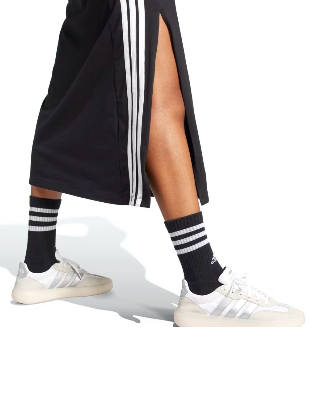 ADIDAS Originals women’s essentials 3-stripes long racerback dress🖤🖤 - Picture 6 of 6